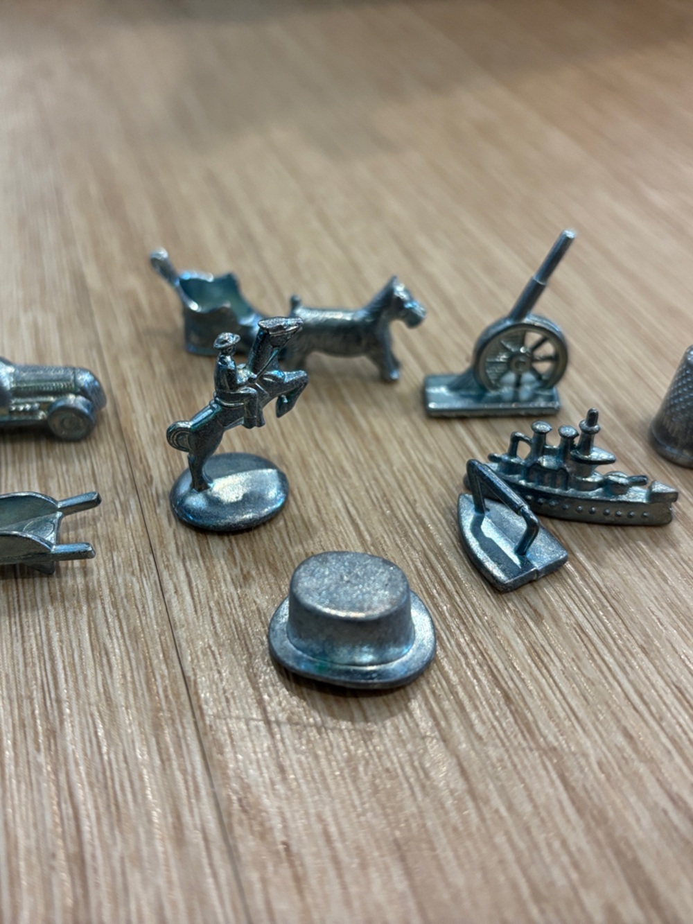 Vintage Monopoly Game pieces x 10